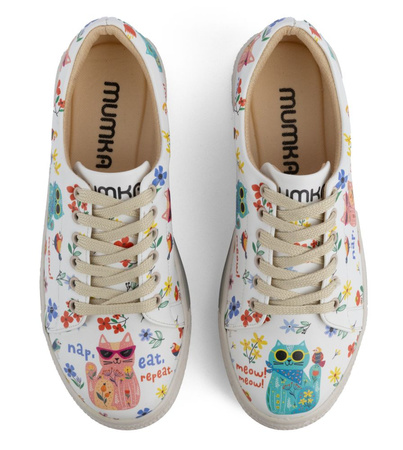 Sneakersy wegańskie Kocia Rutyna Mumka SNK25-069