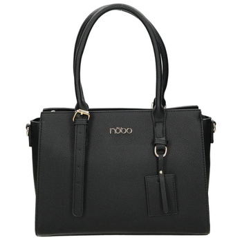 Torebka damska Nobo z regulowanymi uchwytami czarna