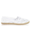 Espadryle koronkowe