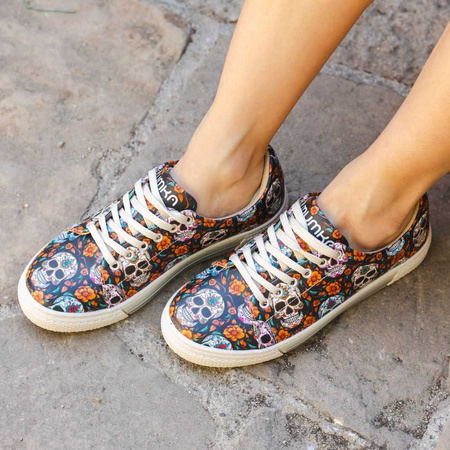 Sneakersy wegańskie Catrina - Koścista Dama Mumka SNK25-068