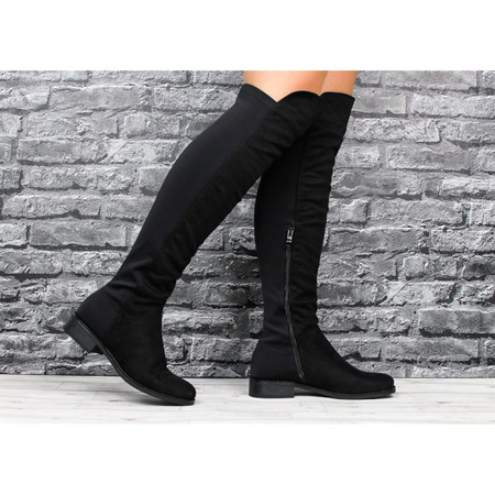 Kozaki z dwóch materiałów