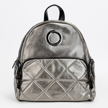 Plecak damski Monnari pikowany metaliczny BAG4660