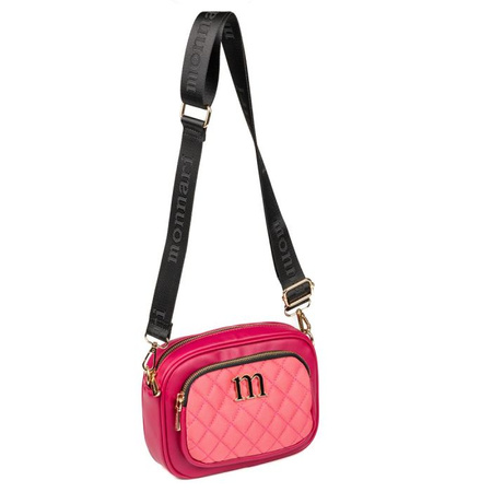 Torebka damska Monnari listonoszka crossbody pikowana różowa