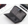 Portfel Damski Skórzany Moretti Pionowy Czarny RFID Secured