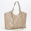 Torebka damska Femestage shopper pikowana taupe BAG5150