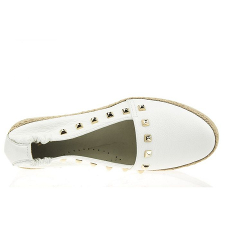 Espadryle skórzane