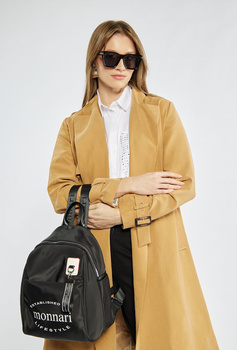 Plecak damski Monnari pękaty czarny BAG2140