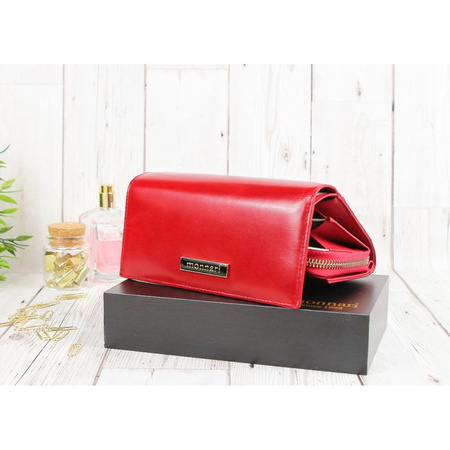 Portfel Damski Skórzany Monnari Czerwony