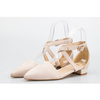 Sandały baleriny beżowe