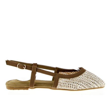 Sandały ażurowe beżowe Vices