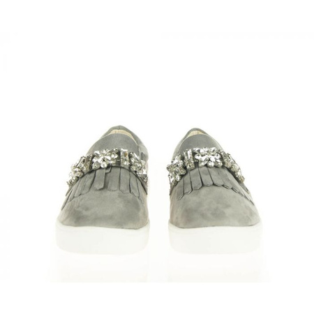 Sneakersy damskie z kryształkami