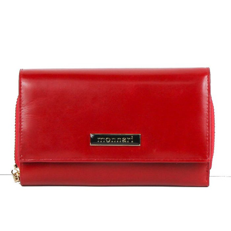 Portfel Damski Skórzany Monnari Czerwony