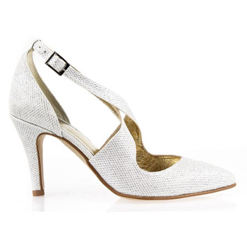 Eleganckie srebrne czółenka