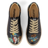 Sneakersy wegańskie z Fridą Kahlo czarne Mumka FRIDASNK25-003