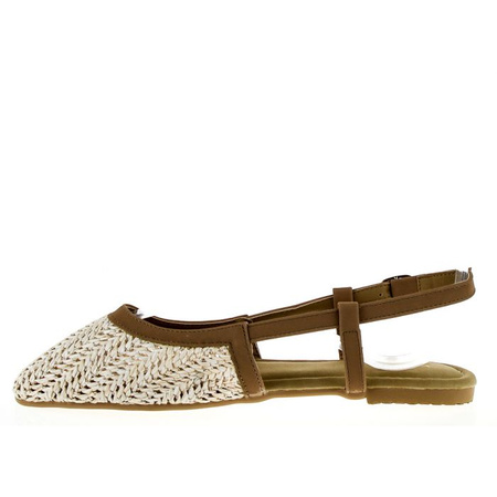 Sandały ażurowe beżowe Vices