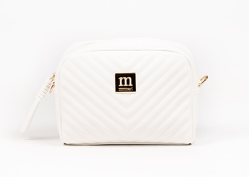 Torebka damska Monnari listonoszka pikowana biała BAG2490