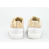 Tenisówki skórzane z mieniącymi się wstawkami białe złote Clasicco