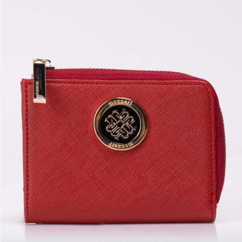 Portfel damski Monnari mały z fakturą czerwony