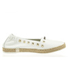 Espadryle skórzane
