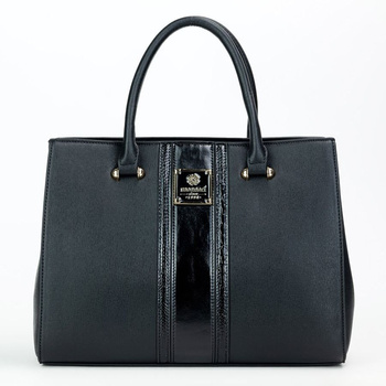 Torebka damska Monnari klasyczna dwukomorowa czarna BAG1740