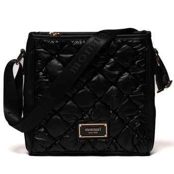 Torebka damska Monnari crossbody pikowana czarna BAG4650