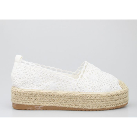 Espadryle białe