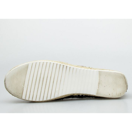 Espadryle Czarne Openwork