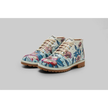 Botki wegańskie Kwiaty w Zieleni Mumka