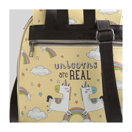 Plecak damski Mumka wegański Jednorożce