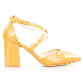 Sandały retro wężowe kamelowe