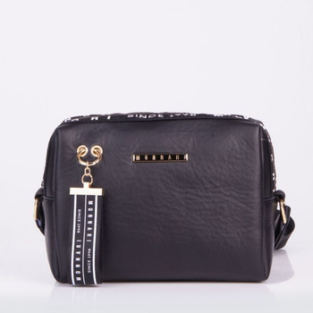 Torebka damska Monnari listonoszka miękka lekka czarna