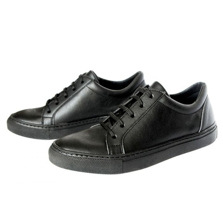 Sneakersy wegańskie Fairma eleganckie czarne