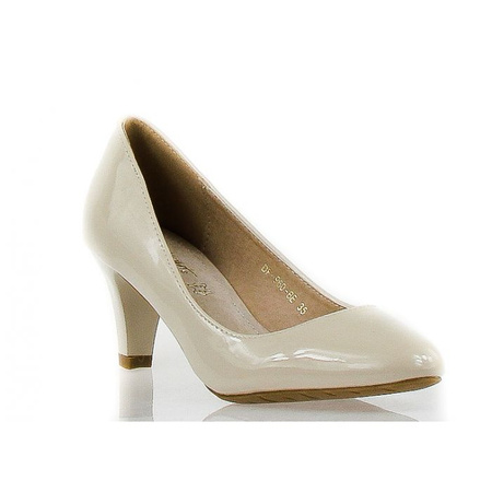 Niskie solidne szpilki