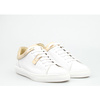 Tenisówki skórzane z mieniącymi się wstawkami białe złote Clasicco