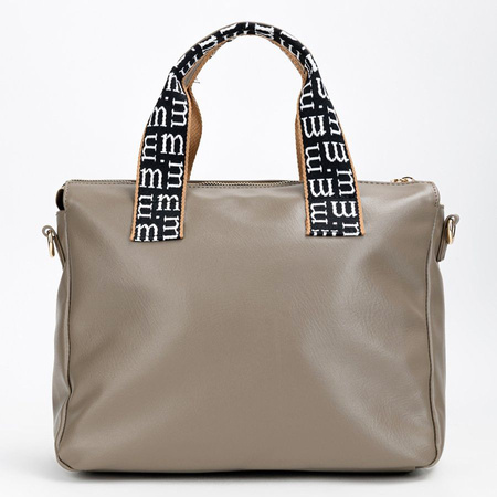 Torebka damska Monnari klasyczna ciemnobeżowa BAG4570