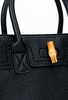 Torebka damska Monnari klasyczna w grochy czarna BAG1280