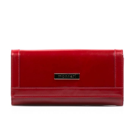 Portfel Damski Skórzany Monnari Czerwony