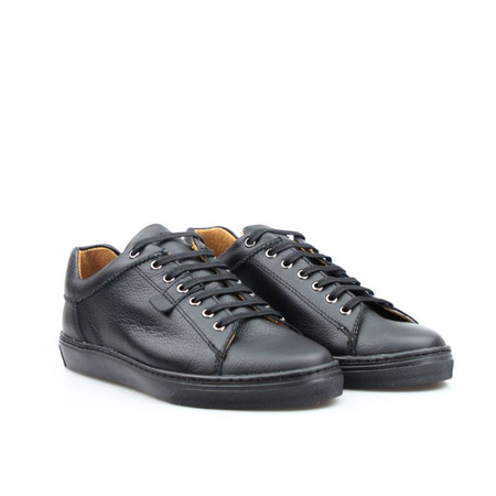 Tenisówki skórzane czarne Clasicco