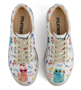 Sneakersy wegańskie Kocia Rutyna Mumka SNK25-069
