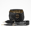 Torebka damska Monnari crossbody pikowana czarna