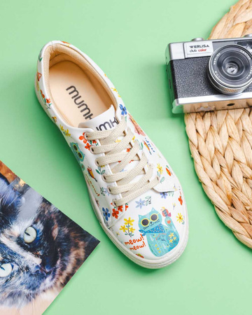 Sneakersy wegańskie Kocia Rutyna Mumka SNK25-069