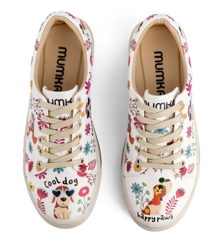 Sneakersy wegańskie Szczęśliwe Łapki Mumka SNK25-070