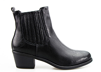 Buty damskie zimowe klasyczne czarne Ideal