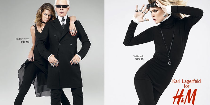 Moda w stylu Karla Lagerfelda - kolekcja H&M