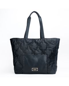 Torebka damska Monnari shopper duża pikowana czarna BAG5780